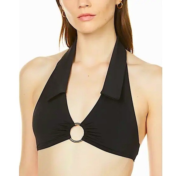 🔥🆕 WEWOREWHAT Collar O Ring Bikini Top Only SIZE MEDIUM - Picture 3 of 7